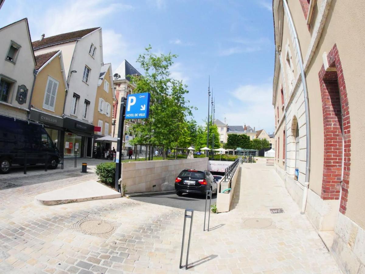 Chartres Coeur De Ville, Beau 2 Pieces Chaleureux Et Lumineux,Parking Et Wifi ! Exterior foto
